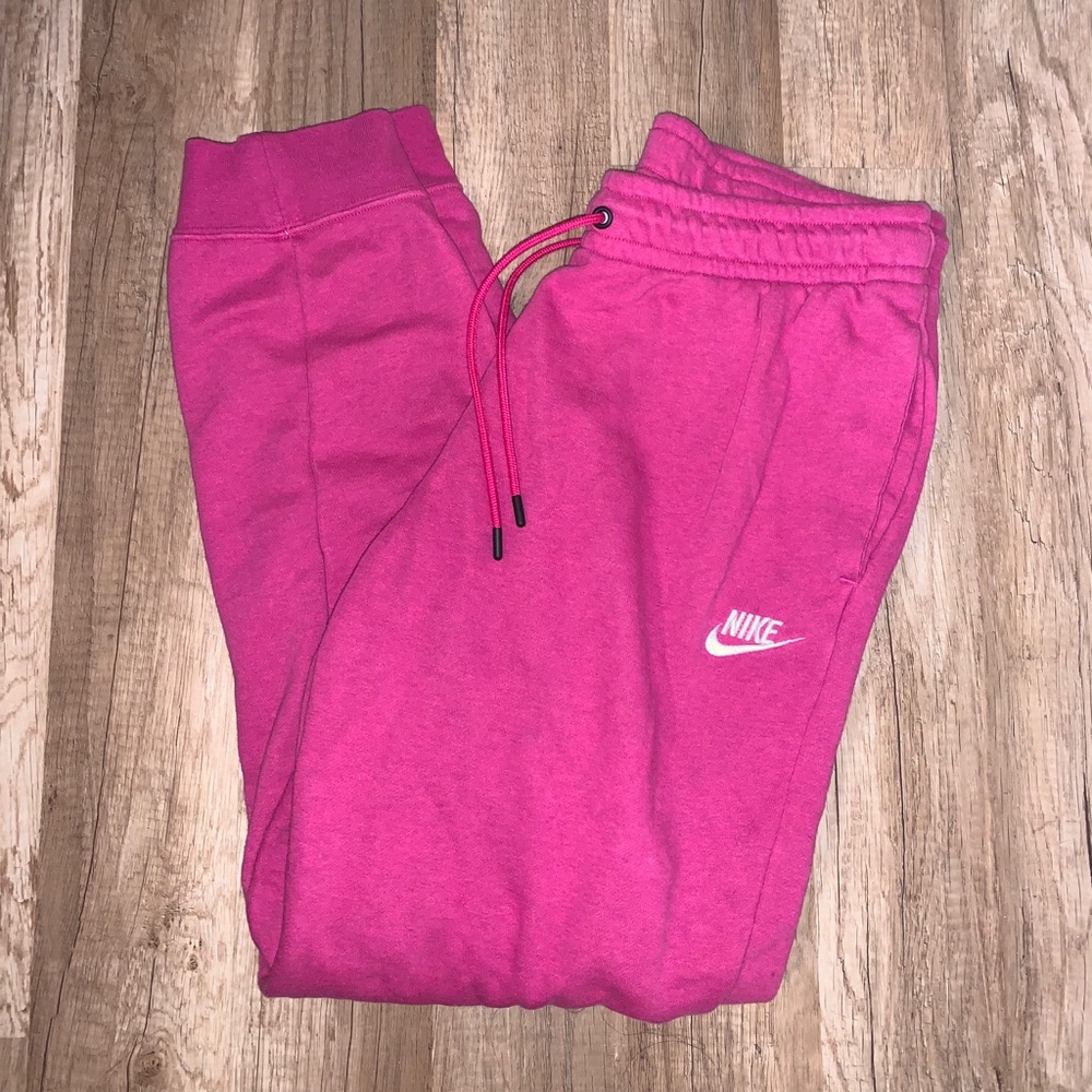 pink nike sweatpants